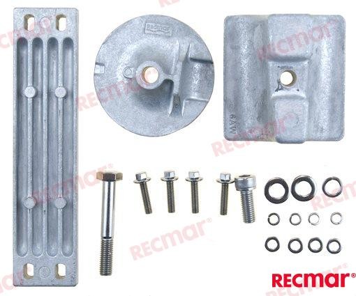 8M6008000 KIT ANODES ALUMINUM YAMAHA For Mercruiser Warranty Incl