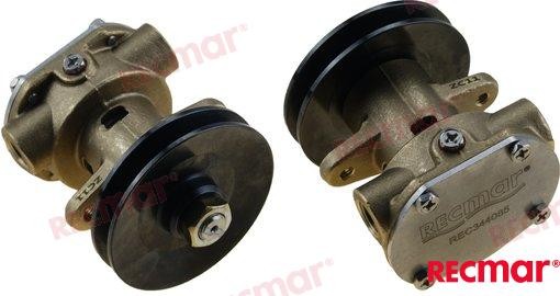 0246489 WATER PUMP WITH PULLEY For OMC Warranty Incl