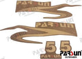 Top Cowling Sticker For 5Hp Fits Parsun Outboard F6-08000000-5
