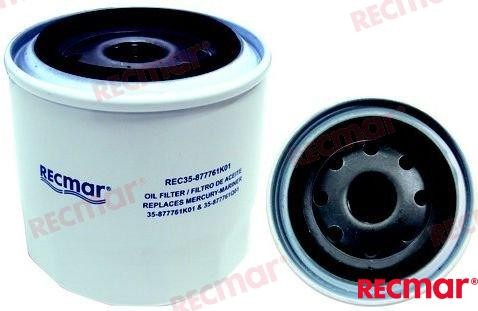 35-877761Q01 OIL FILTER For Mercruiser Warranty Incl