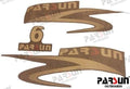 Top Cowling Sticker For 6Hp Fits Parsun Outboard F6-08000000-6