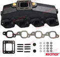 807078T09 EXHAUST MANIFOLD MCM V8 BIG BLOCK For Mercruiser Warranty Incl