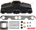 0509522 EXHAUST MANIFOLD V8 MCM SHORT BLOCK For OMC Warranty Incl