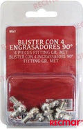 RECT11958 4 PIECES FITTING GR. MET For PARSUN Warranty Incl