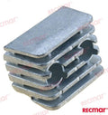 Anode Volvo Aluminio Fits Volvo Penta Stern Drive 24007660