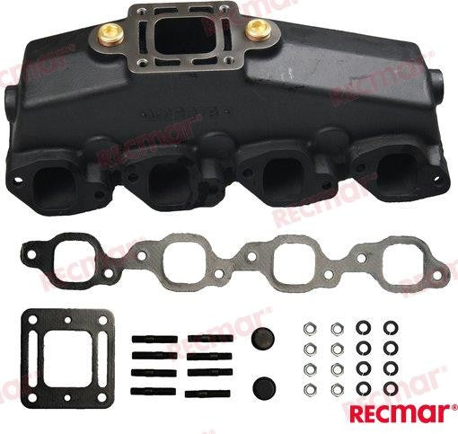 807078A6 EXHAUST MANIFOLD MCM V8 BIG BLOCK For Mercruiser Warranty Incl