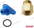 22-862557 STRAIGHT DRAIN KIT For Mercruiser Warranty Incl