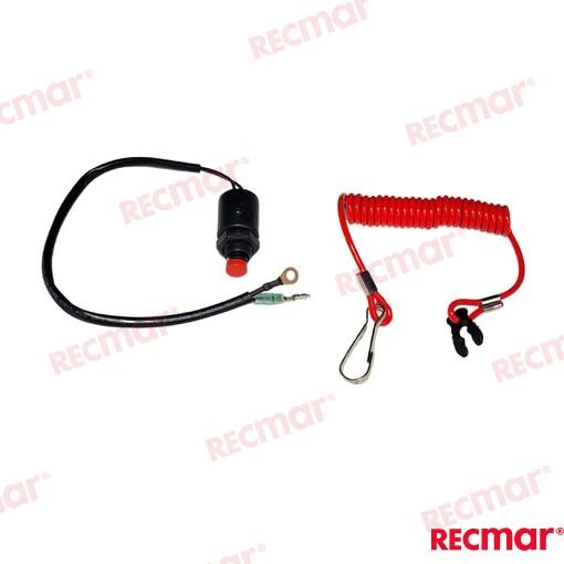Emergency Stop Switch Fits Honda Outboard 35180-ZV7-033
