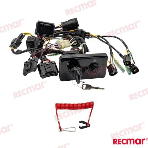 Key Switch Panel Fits Yamaha Outboard 6X6-82570-51-00
