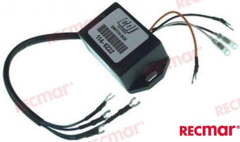 332-5524A1-2 MERCURY MARINER SWITCH BOX - 2 CYL. For Mercruiser Warranty Incl