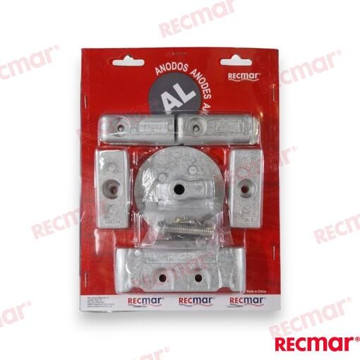 8M0126670 KIT ANODES MERCURY ALUMINIO For Mercruiser Warranty Incl