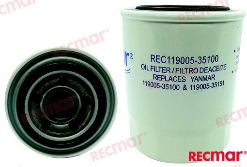 119100-35100 OIL FILTER For Yanmar Warranty Incl