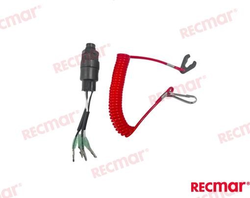 ENGINE STOP SWITCH ASSY DUAL Fits Yamaha Outboard 6K1-82575-00-00