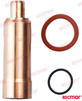 Injector Sleeve Kit W/Gaskets Fits Volvo Penta Stern Drive 3582429